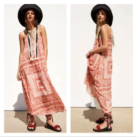 chinese dress ladies Zara Rose Crochet Maxi Dress